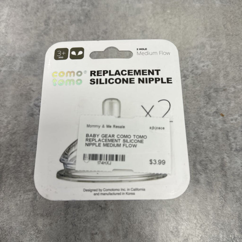 REPLACEMENT SILICONE NIPPLE MEDIUM FLOW